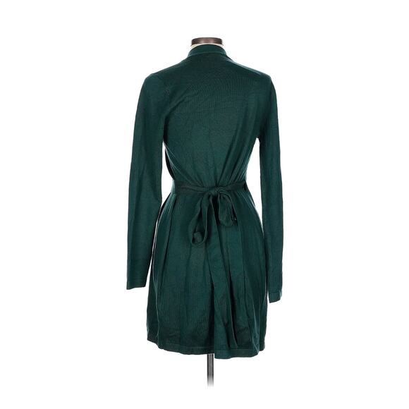 Lulu's Literary Lover Forest Green Wrap Sweater Dress XS NWT - Picture 6 of 8